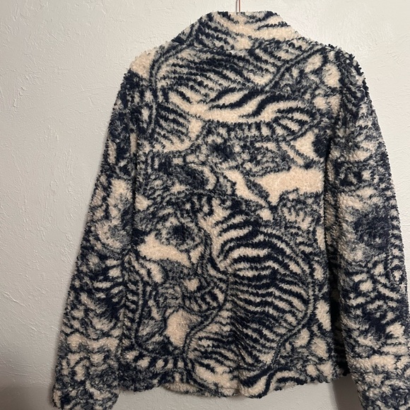 Damson Madder Ingrid Borg Bow Fleece Teddy Jacket - Picture 8 of 8